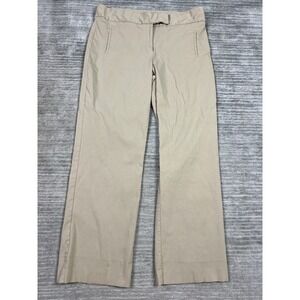 Ruby Rd Pants Womens 14 Beige Stretch Rayon Blend Straight Leg Dress